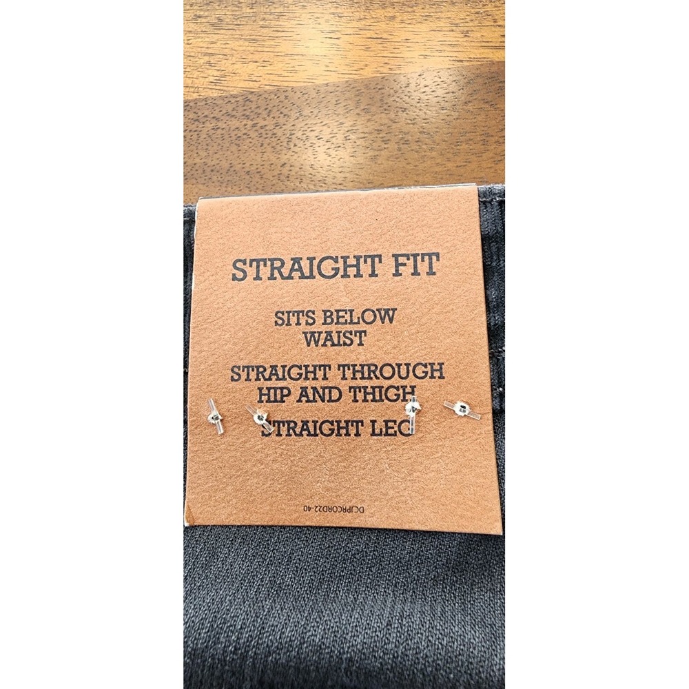 Cremiuex Corduroy Straight Leg Jeans 44×34 Chocolate Color.               Bin 2 - Picture 6 of 12